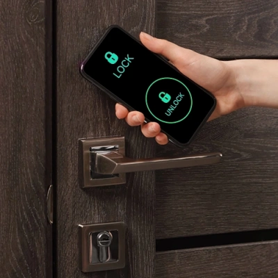 Oklahoma City vivint connected smart lock